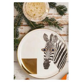 Porland Wild Life Zebra 20 cm 1 Adet Düz Tabak
