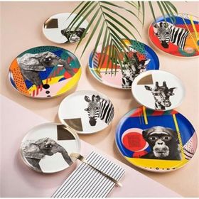 Porland Wild Life Zebra 20 cm 1 Adet Düz Tabak