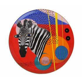 Porland Wild Life Zebra 28 cm Düz Tabak