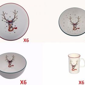 Porland Winter 6 Kişilik 24 Parça Kahvaltı ve Servis Takımı