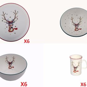 Porland Winter 6 Kişilik 24 Parça Kahvaltı ve Servis Takımı