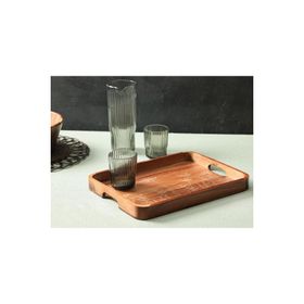 Porland Woodflower 38 cm Akasya Tepsi