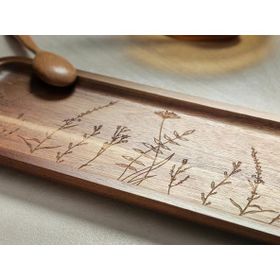 Porland Woodflower 40 cm Akasya Sunum Tabağı