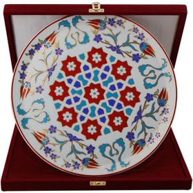 Porland Yıldız Çiçeği 32 cm Duvar Tabağı