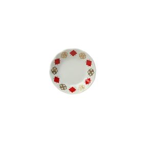 Porland Yonca Kırmızı 11 cm Çay Tabağı