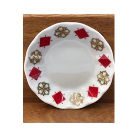 Porland Yonca Kırmızı 11 cm Çay Tabağı