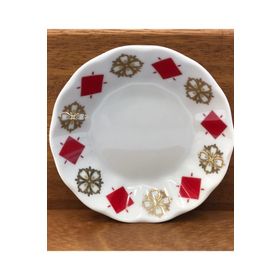 Porland Yonca Kırmızı 11 cm Çay Tabağı