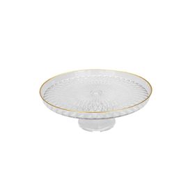 Porland Zelazo Altın Rimli 28 cm Ayaklı Tabak