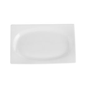 Porland Zen Beyaz 18 cm Tekli Kayık Tabak