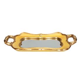Porland Zoe 34x19x4 cm Hardal Tepsi