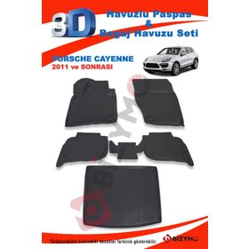 Porsche Cayenne 2011 ve Sonrası Paspas ve Bagaj Havuzu