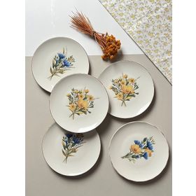Porser Lily Tuval 21 CM 6 Kişilik 6 Parça Pasta Takımı
