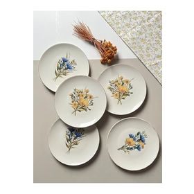 Porser Lily Tuval 21 CM 6 Kişilik 6 Parça Pasta Takımı