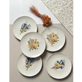 Porser Lily Tuval 21 CM 6 Kişilik 6 Parça Pasta Takımı