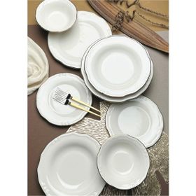 Porser Tiffany Altın Yaldız 24 Parça Yemek Takımı