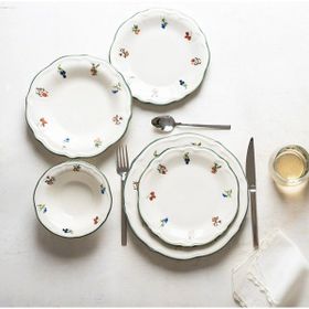 Porser Vintage Rose Fulya 24 Parça Yemek Takımı