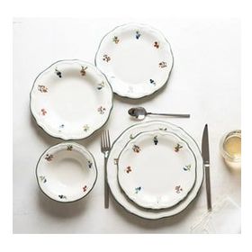 Porser Vintage Rose Fulya 24 Parça Yemek Takımı
