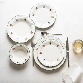Porser Vintage Rose Fulya 24 Parça Yemek Takımı