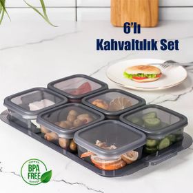 Porsima 2043 6 Bölmeli Tepsili Kahvaltılık