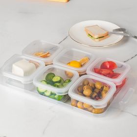 Porsima 2043 6 Bölmeli Tepsili Şeffaf Kahvaltılık