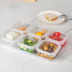 Porsima 2043 6 Bölmeli Tepsili Şeffaf Kahvaltılık