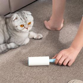 Porsima 3105 Kedi Köpek Tüy Toplayıcı Rulo 4 Adet Mavi Yedek Rulo