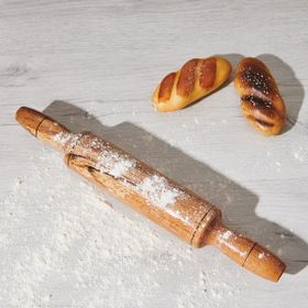 Porsima 39 cm Kahverengi Vernikli Mini Merdane