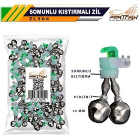 Port Fish 18 mm Somunlu Kıstırmalı Zil