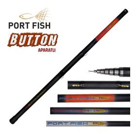 Port Fish 400 cm Button Aparatlı Göl Kamışı