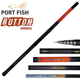 Port Fish 500 cm Button Aparatlı Göl Kamışı