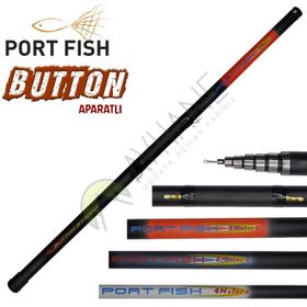 Port Fish 500 cm Button Aparatlı Göl Kamışı