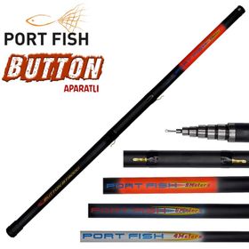 Port Fish 500 cm Button Aparatlı Göl Kamışı