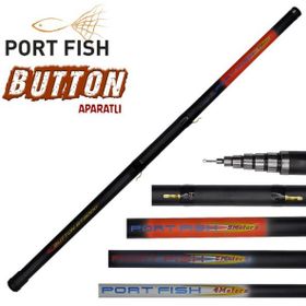 Port Fish 500 cm Button Aparatlı Göl Kamışı