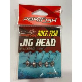 Port Fish 5'li Paket Mustad İğneli Jig Head
