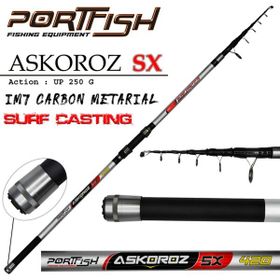 Port Fish Askoroz SX Surf 250 gr 420 cm Carbon Kamışı
