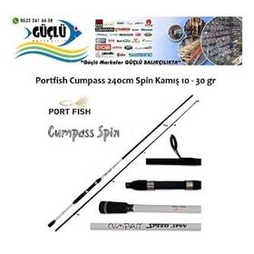 Port Fish Cumpass 240 CM 10-30 GR Aksiyonlu Spin Kamış
