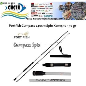 Port Fish Cumpass 240 CM 10-30 GR Aksiyonlu Spin Kamış