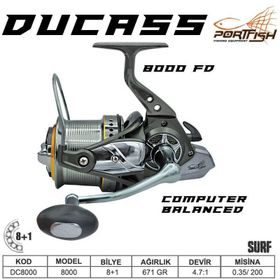 Port Fish Ducass 8000 Fd 8+1 Bb Surf Olta Makinesi