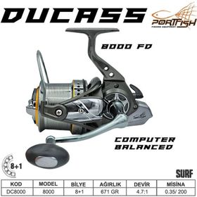 Port Fish Ducass 8000 Fd 8+1 Bb Surf Olta Makinesi