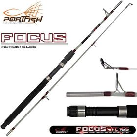 Port Fish Focus 120 cm 15 LBS Vidalı Dolgu Tekne Kamışı