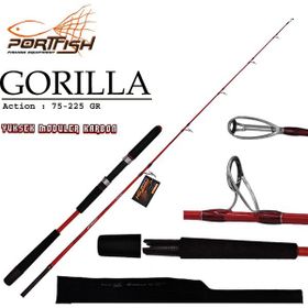 Port Fish Gorilla 180 cm 75-225 gr 2 Parça Jig Kamışı