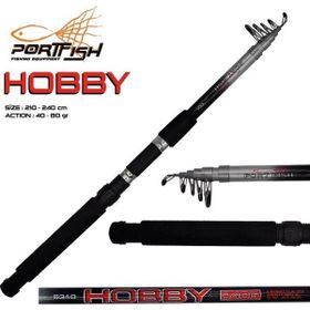 Port Fish Hobby 180 CM 40-80 GR Fiber Teleskopik Olta Kamışı