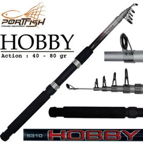 Port Fish Hobby Fiber 300 CM 40-80 GR Teleskopik Olta Kamışı