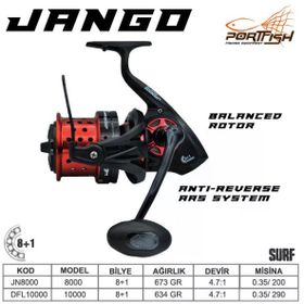 Port Fish Jango 8000 Fd Jig 8+1 Bb Olta Makinası