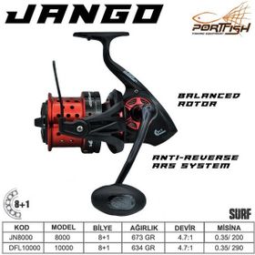 Port Fish Jango 8000 Fd Jig 8+1 Bb Olta Makinası