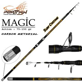 Port Fish Magic 300 CM 75-150G Atarlı Karbon Teleskopik Olta Kamışı