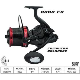 Port Fish Mosso 8000 Fd Jig 8+1 Bb Olta Makinası
