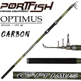 Port Fish Optimus 360 cm 100 gr Tele Yeşil Olta Kamışı