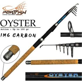 Port Fish Oyster 360 CM 100 GR Teleskopik Carbon Olta Kamışı