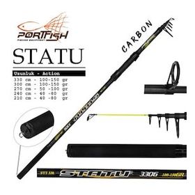 Port Fish Statu 40-80 gr 270 cm Teleskopik Fiber Olta Kamışı